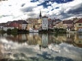 JindÃâ¢ichÃÂ¯v Hradec City Water Reflection